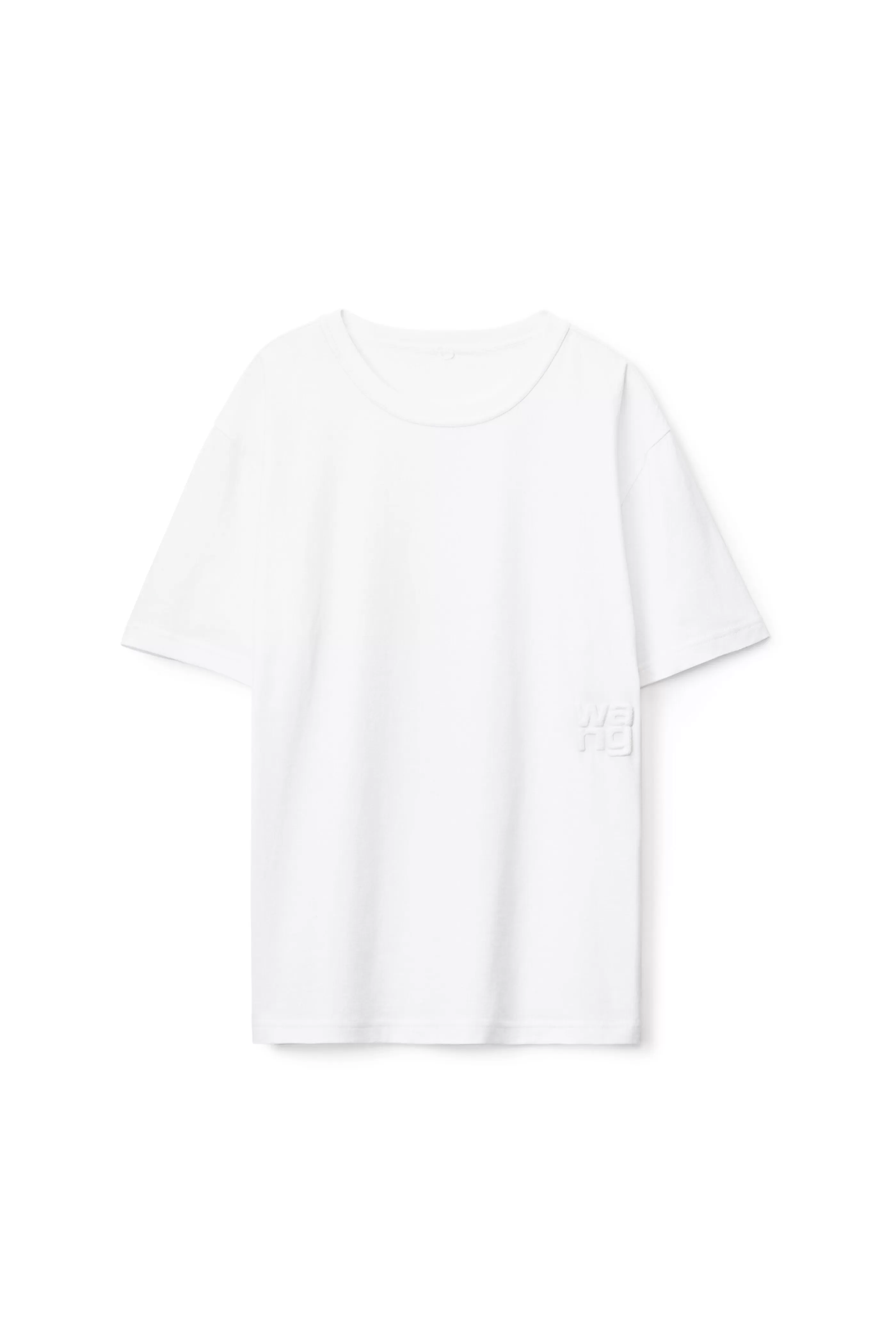 Women Alexander Wang Alexanderwang PUFF LOGO TEE IN COTTON JERSEY