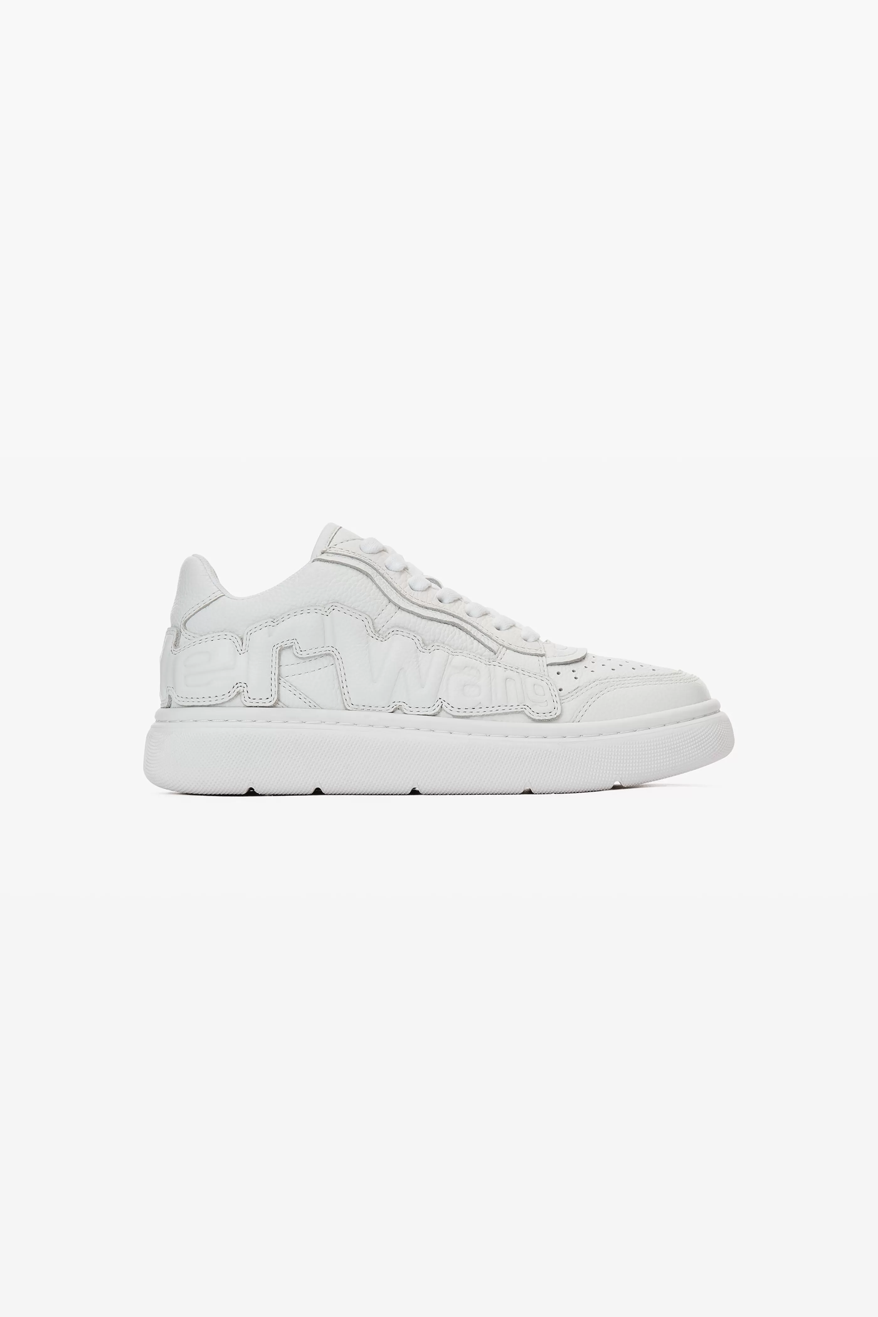 Women Alexander Wang Alexanderwang Puff Pebble Leather Sneaker With Logo