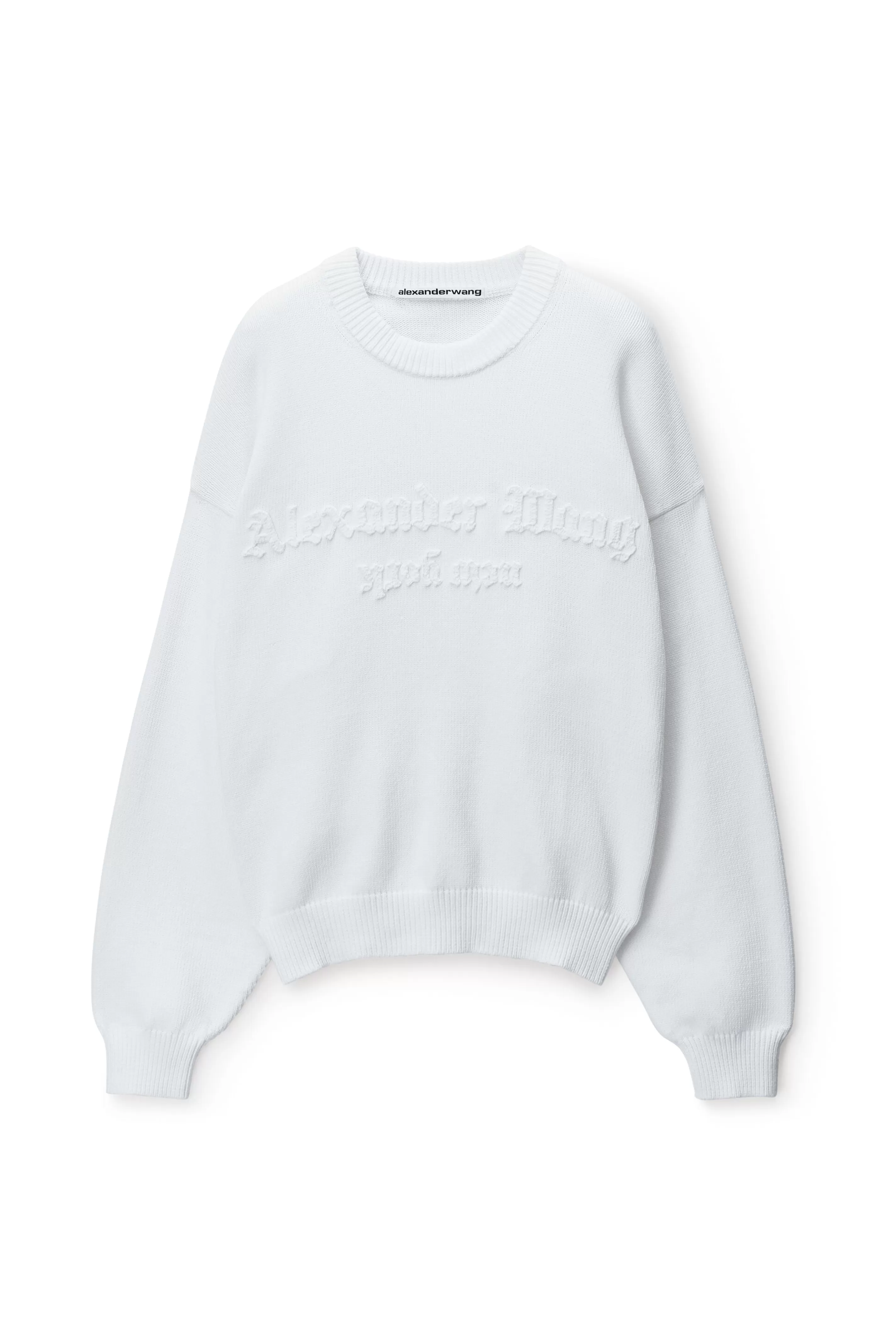 Women Alexander Wang Alexanderwang Pullover With Hand Crochet Logo