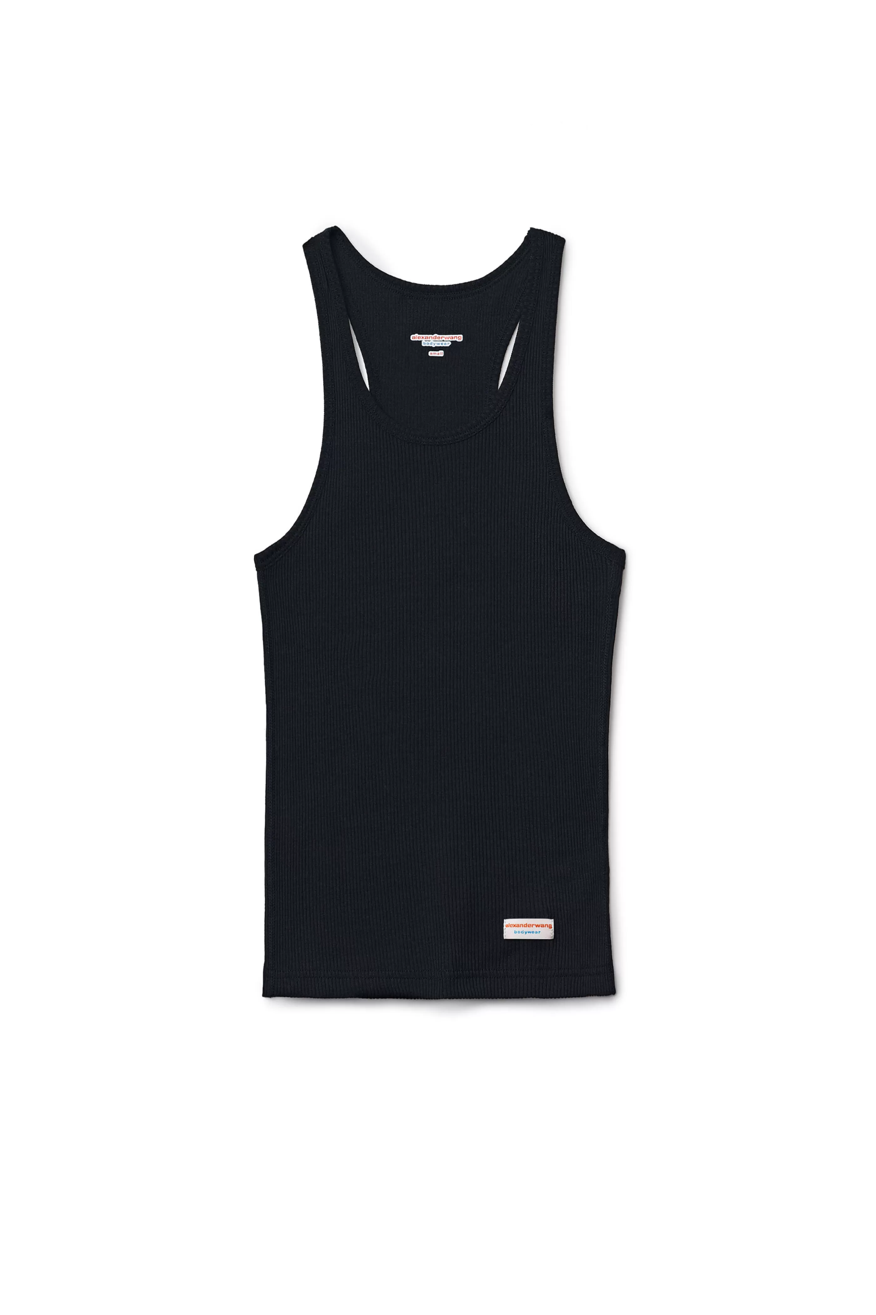 Alexander Wang Alexanderwang Racerback Tank In Ribbed Cotton Jersey