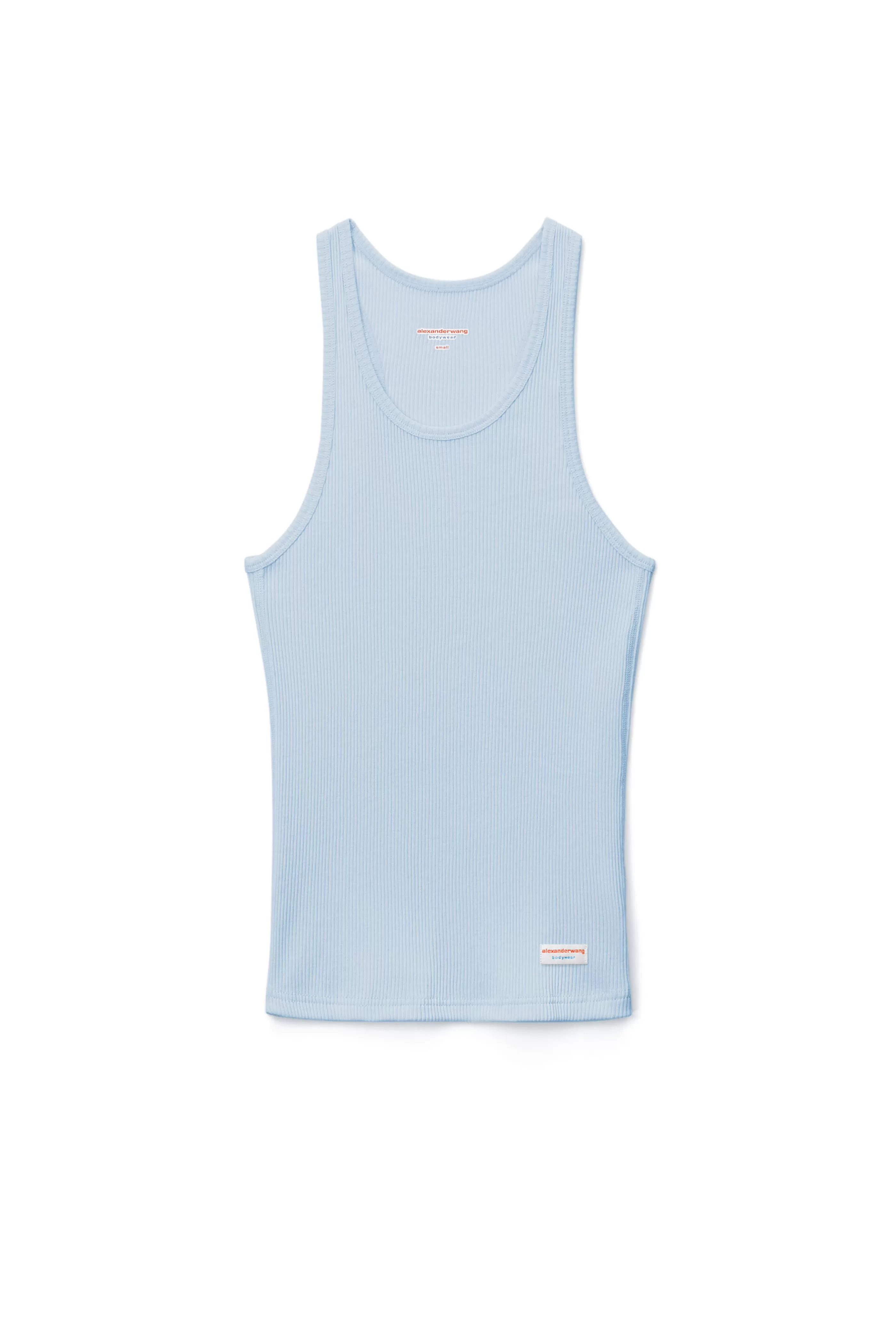 Alexander Wang Alexanderwang Racerback Tank In Ribbed Cotton Jersey