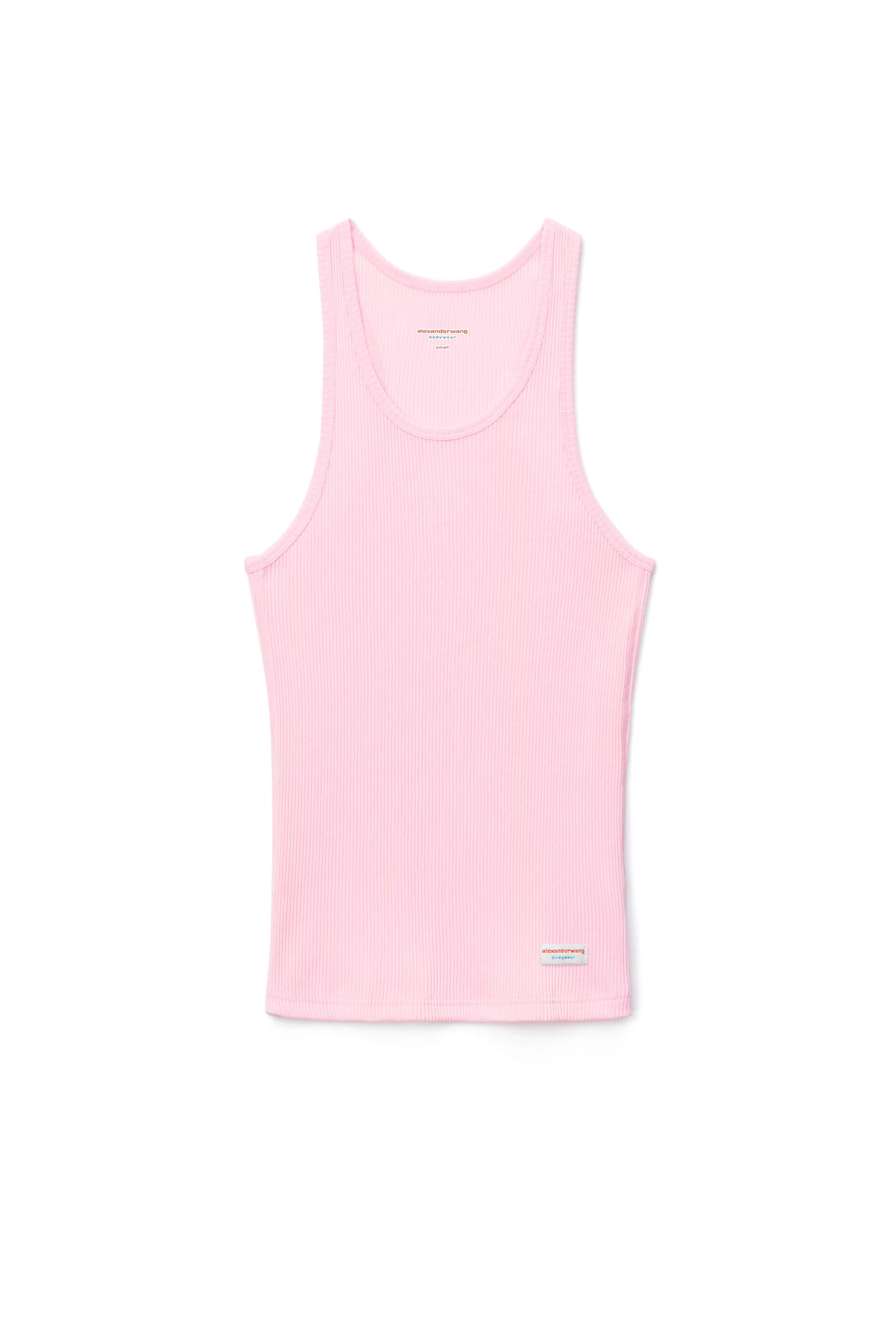 Alexander Wang Alexanderwang Racerback Tank In Ribbed Cotton Jersey