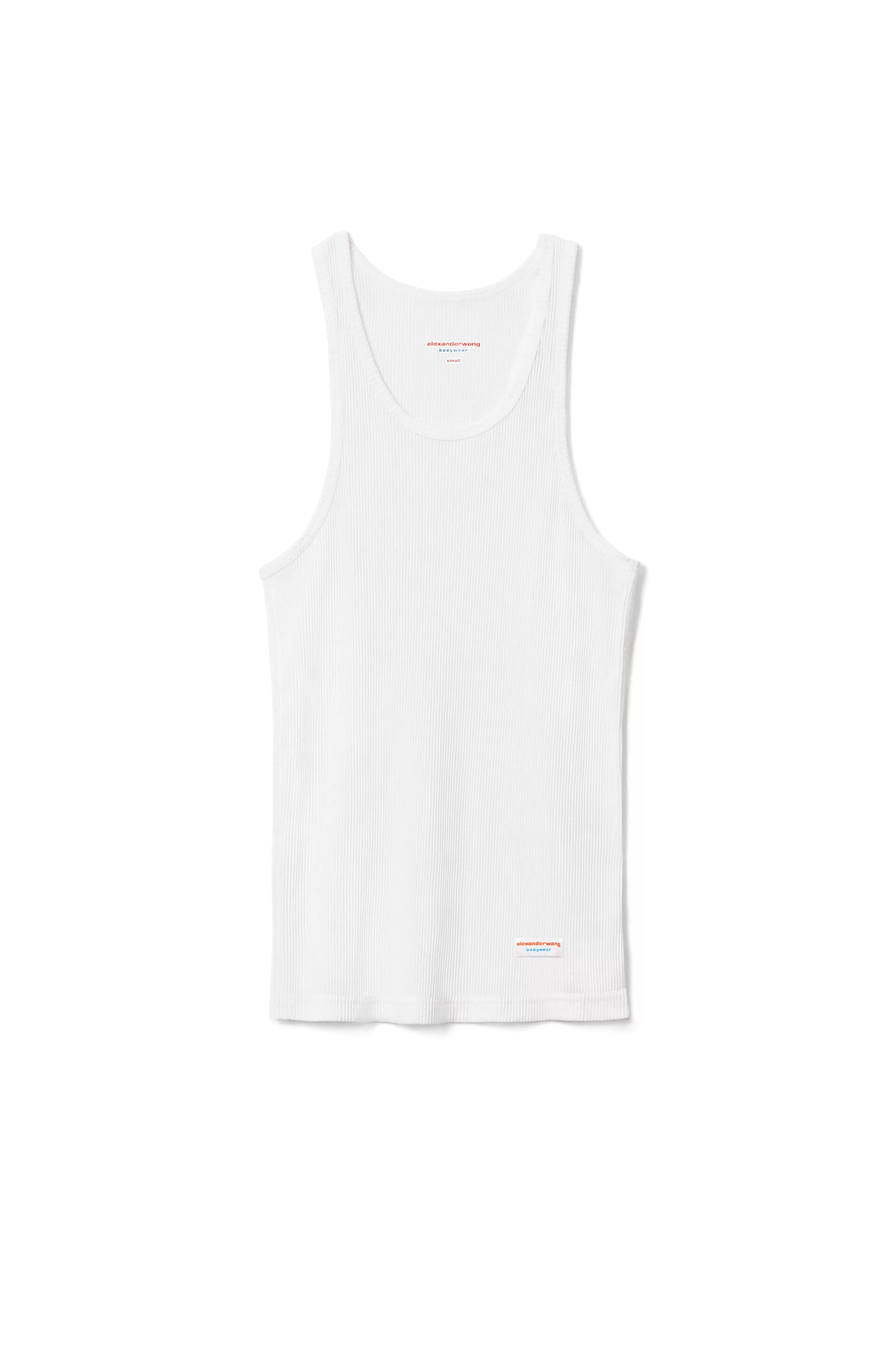 Alexander Wang Alexanderwang Racerback Tank In Ribbed Cotton Jersey