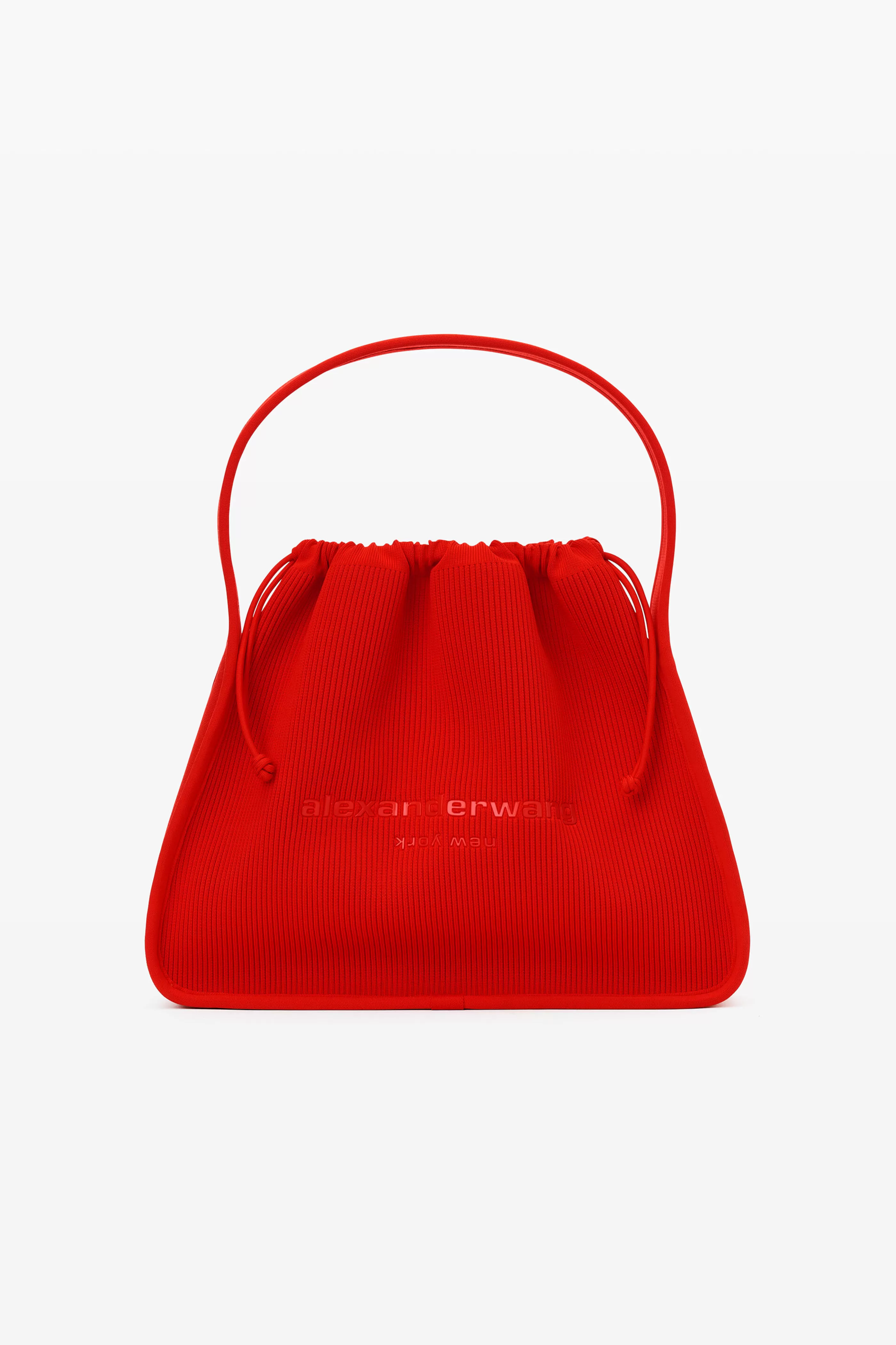 Women Alexander Wang Alexanderwang RYAN LARGE BAG IN RIBBED KNIT 