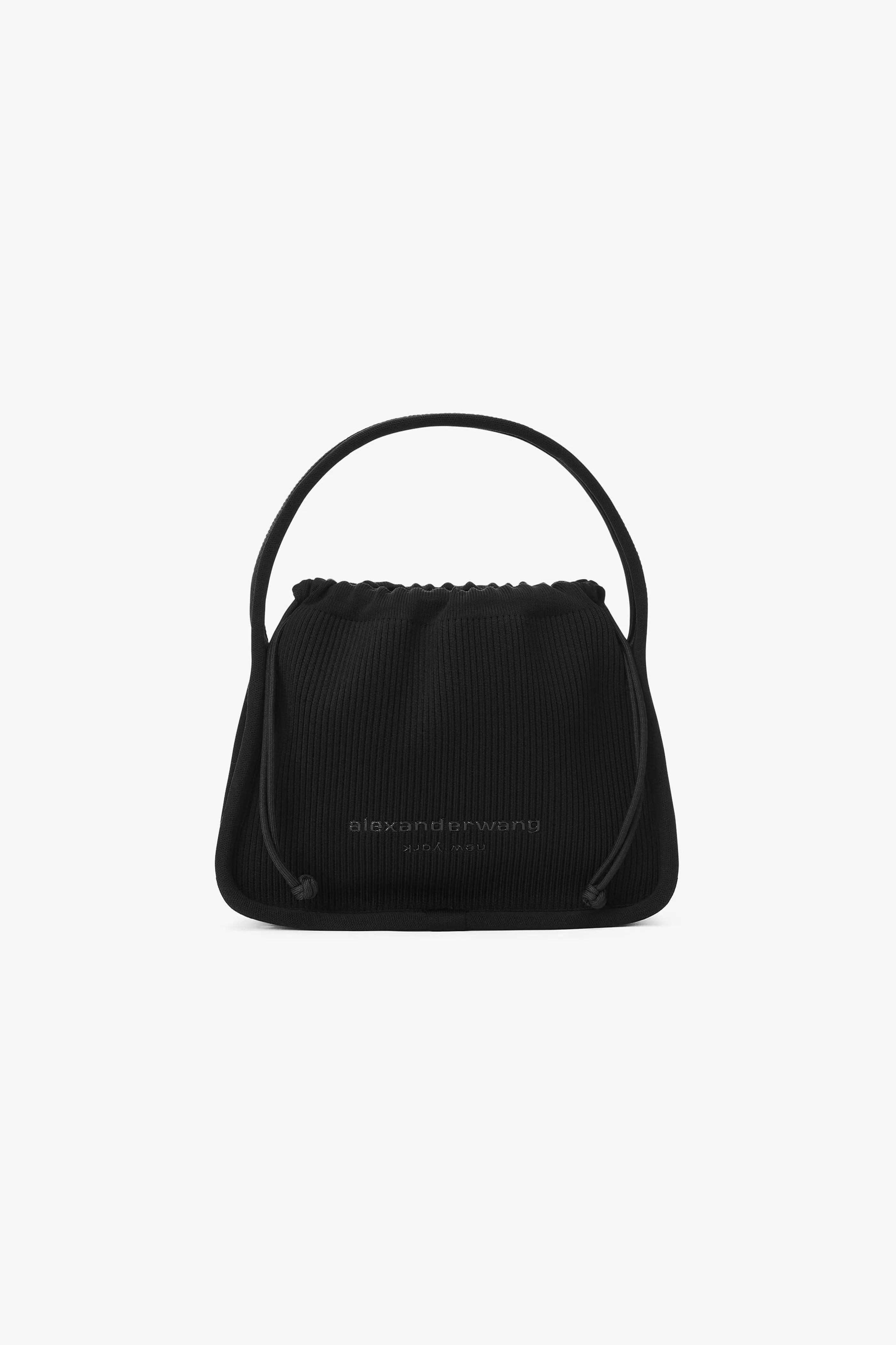 Women Alexander Wang Alexanderwang RYAN SMALL BAG IN RIBBED KNIT 