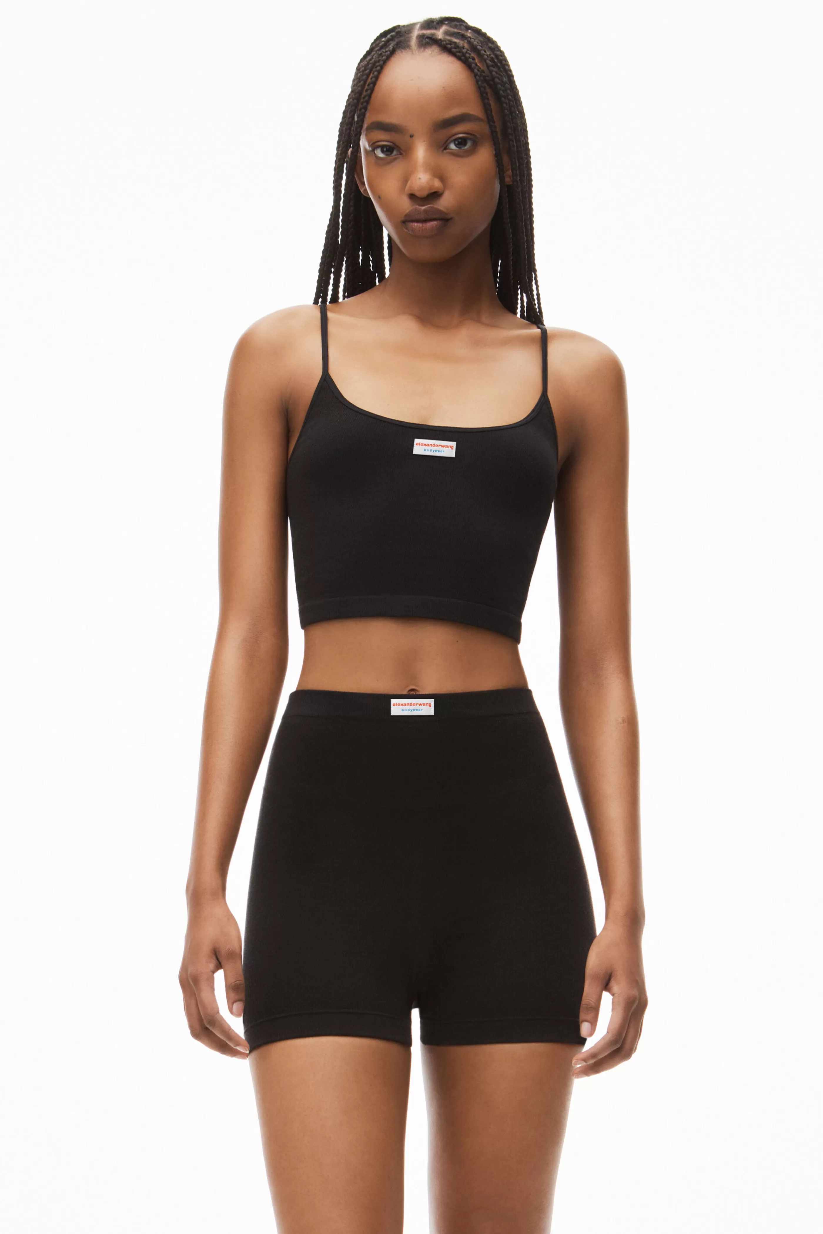 Alexander Wang Alexanderwang SEAMLESS CAMI TANK In Ribbed Knit