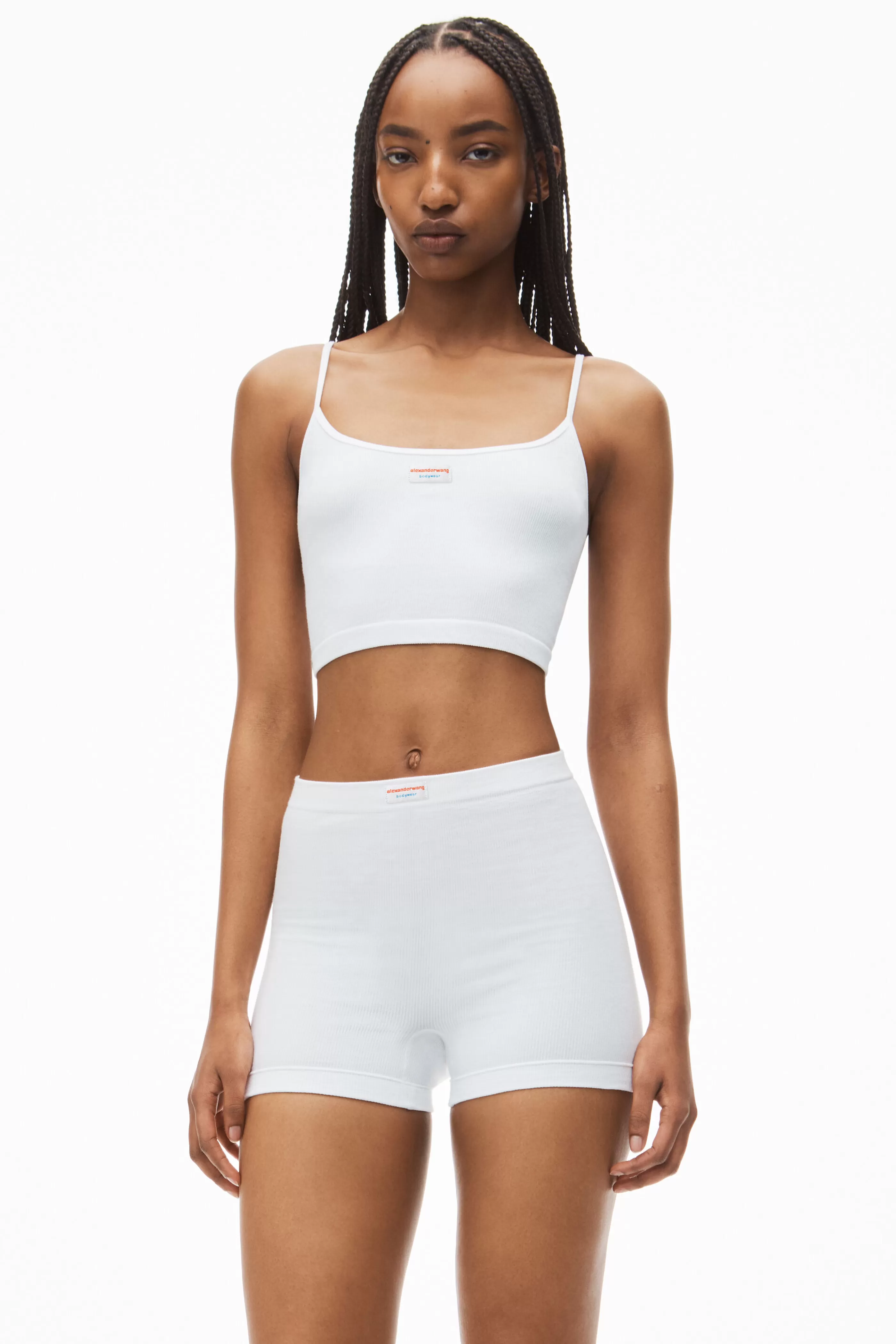 Alexander Wang Alexanderwang SEAMLESS CAMI TANK In Ribbed Knit