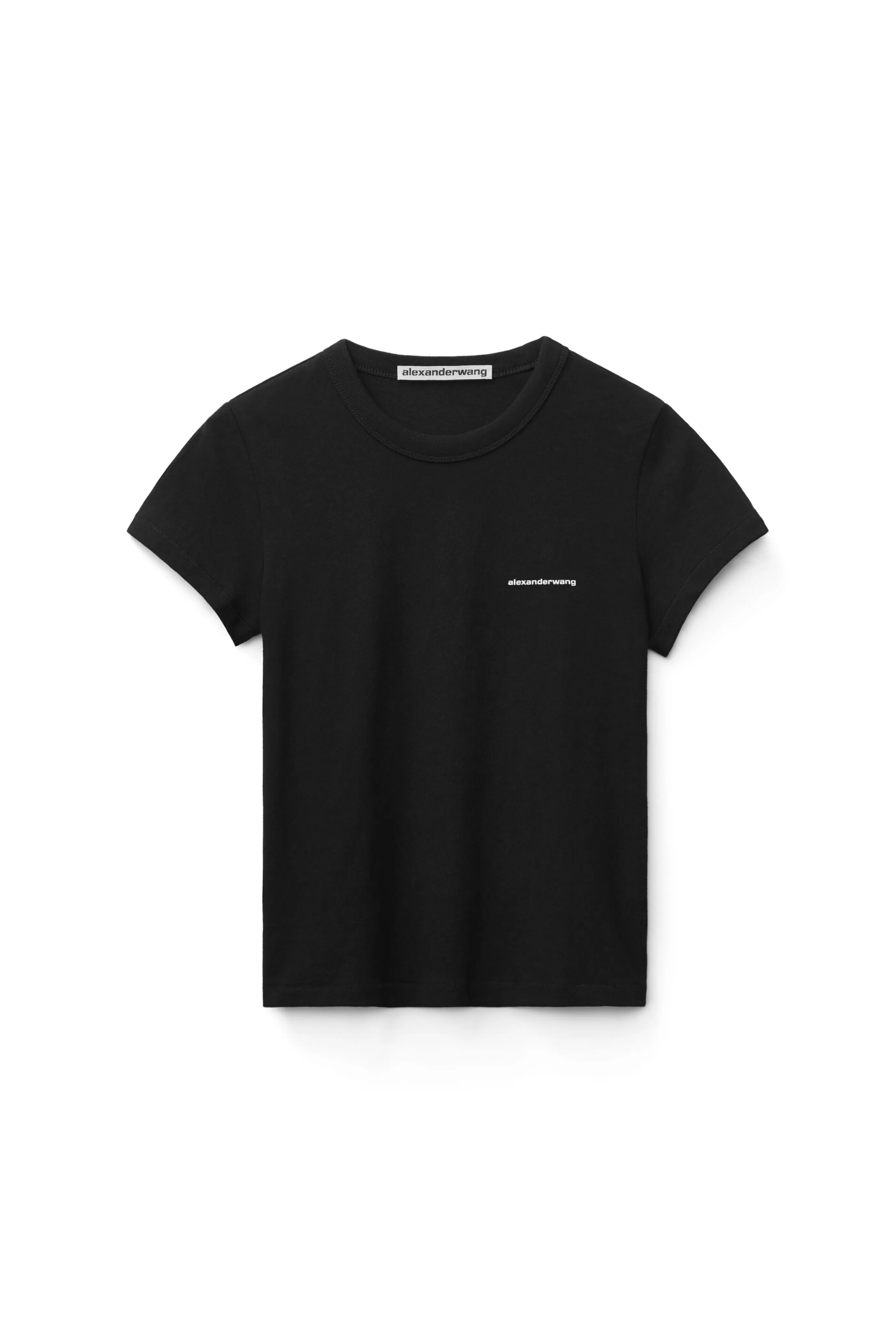 Women Alexander Wang Alexanderwang SHRUNKEN TEE IN HIGH TWIST JERSEY