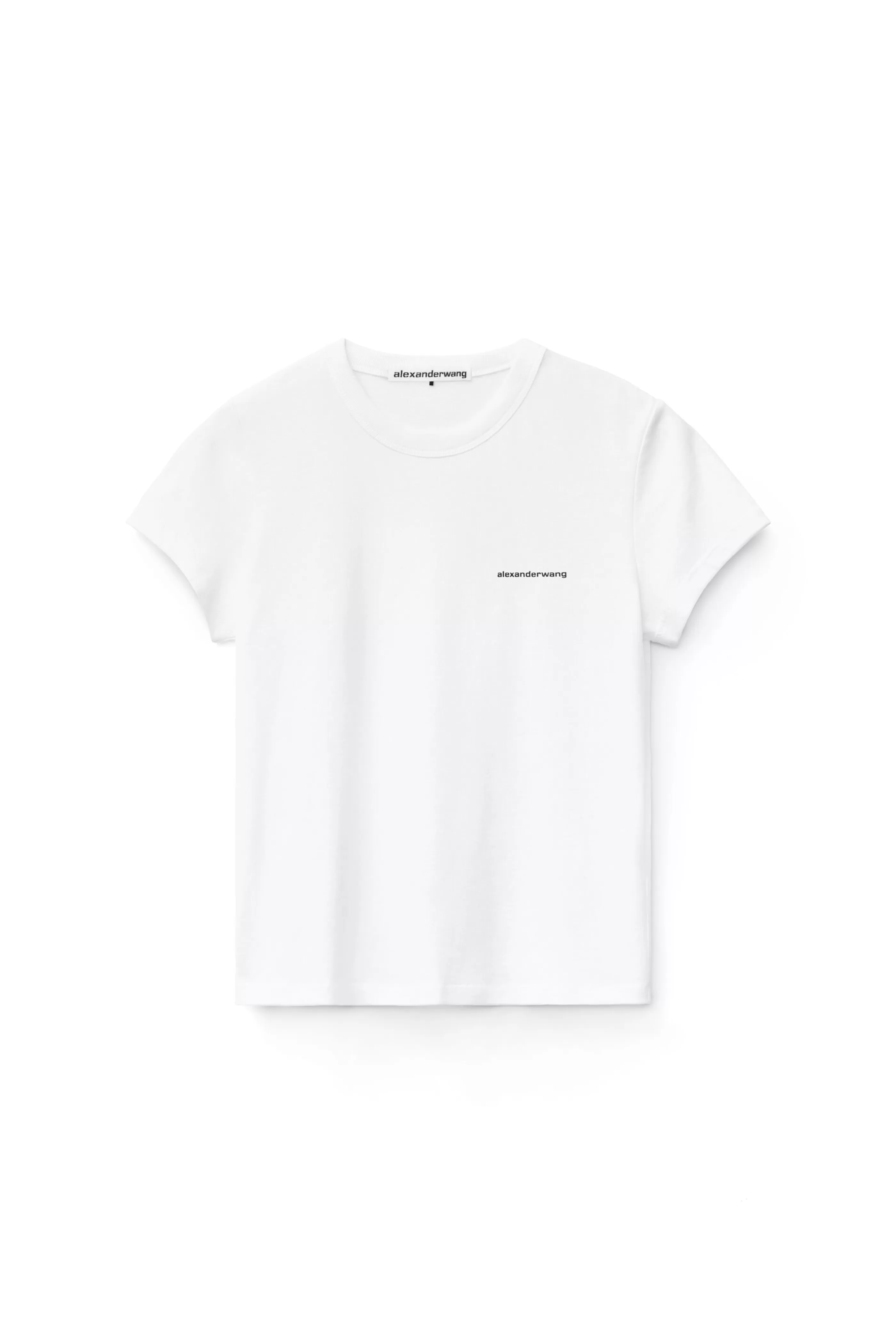 Women Alexander Wang Alexanderwang SHRUNKEN TEE IN HIGH TWIST JERSEY  