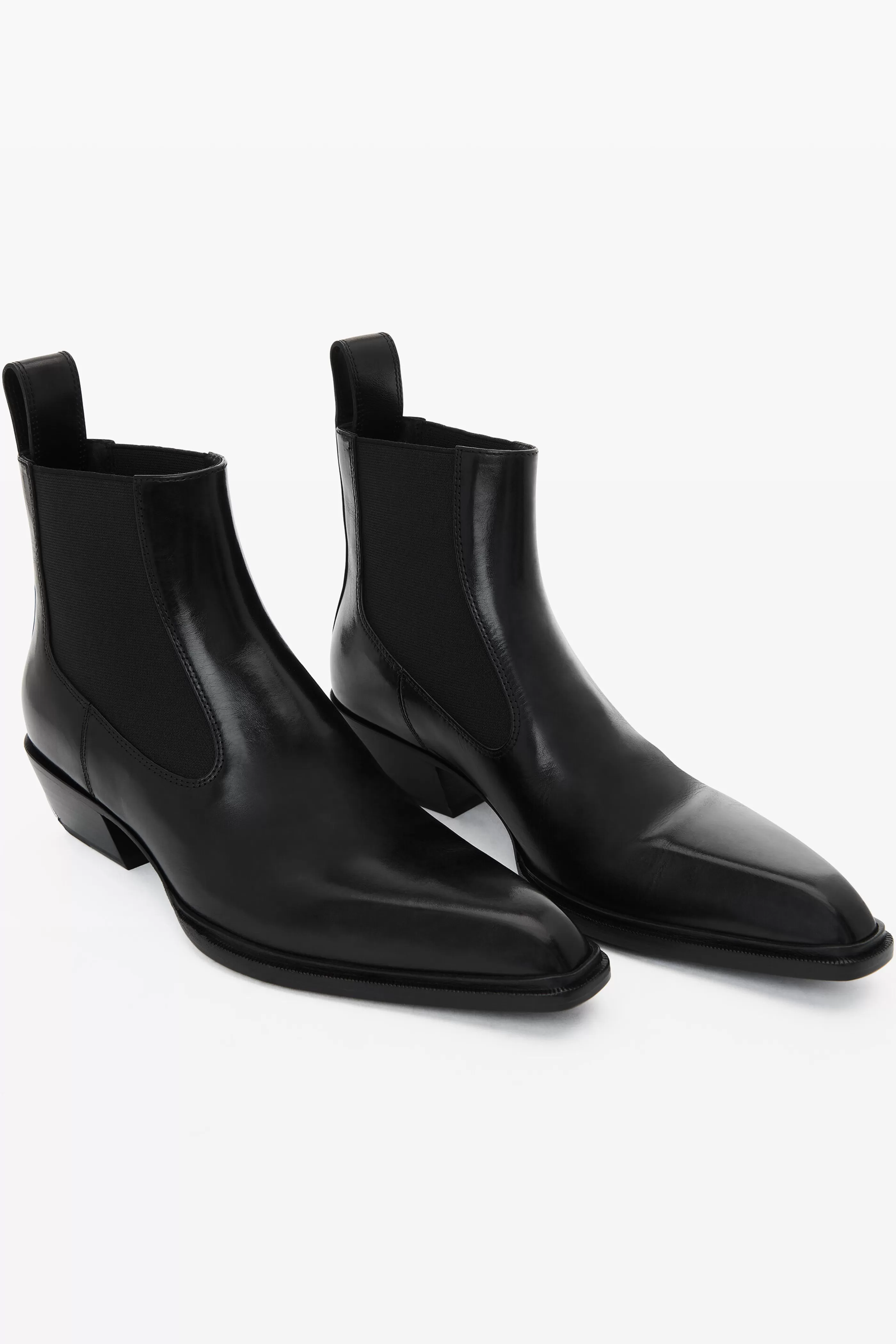 Women Alexander Wang Alexanderwang Slick Smooth Leather Ankle Boot