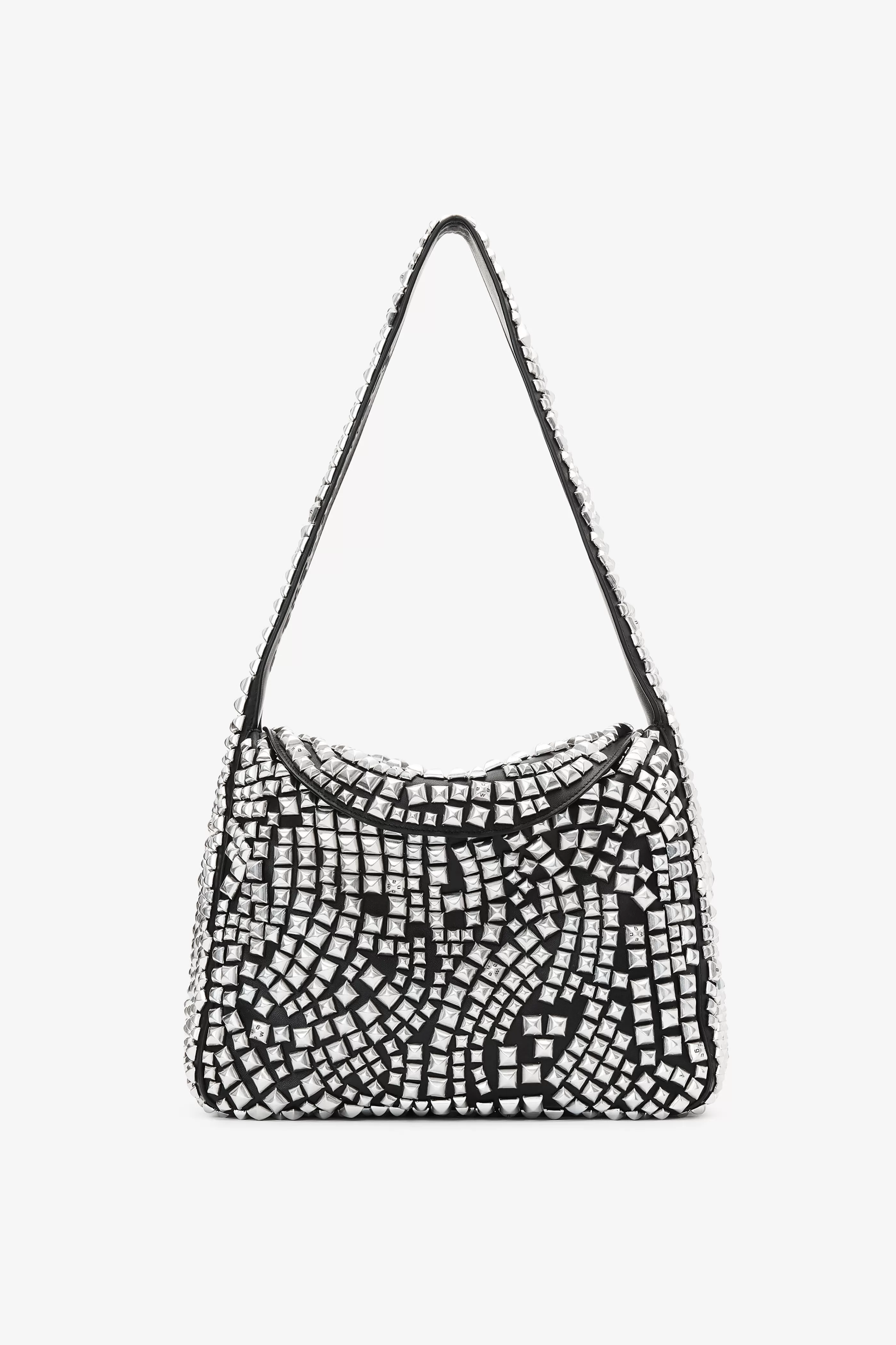 Women Alexander Wang Alexanderwang Spike Medium Hobo Bag In Studded Leather