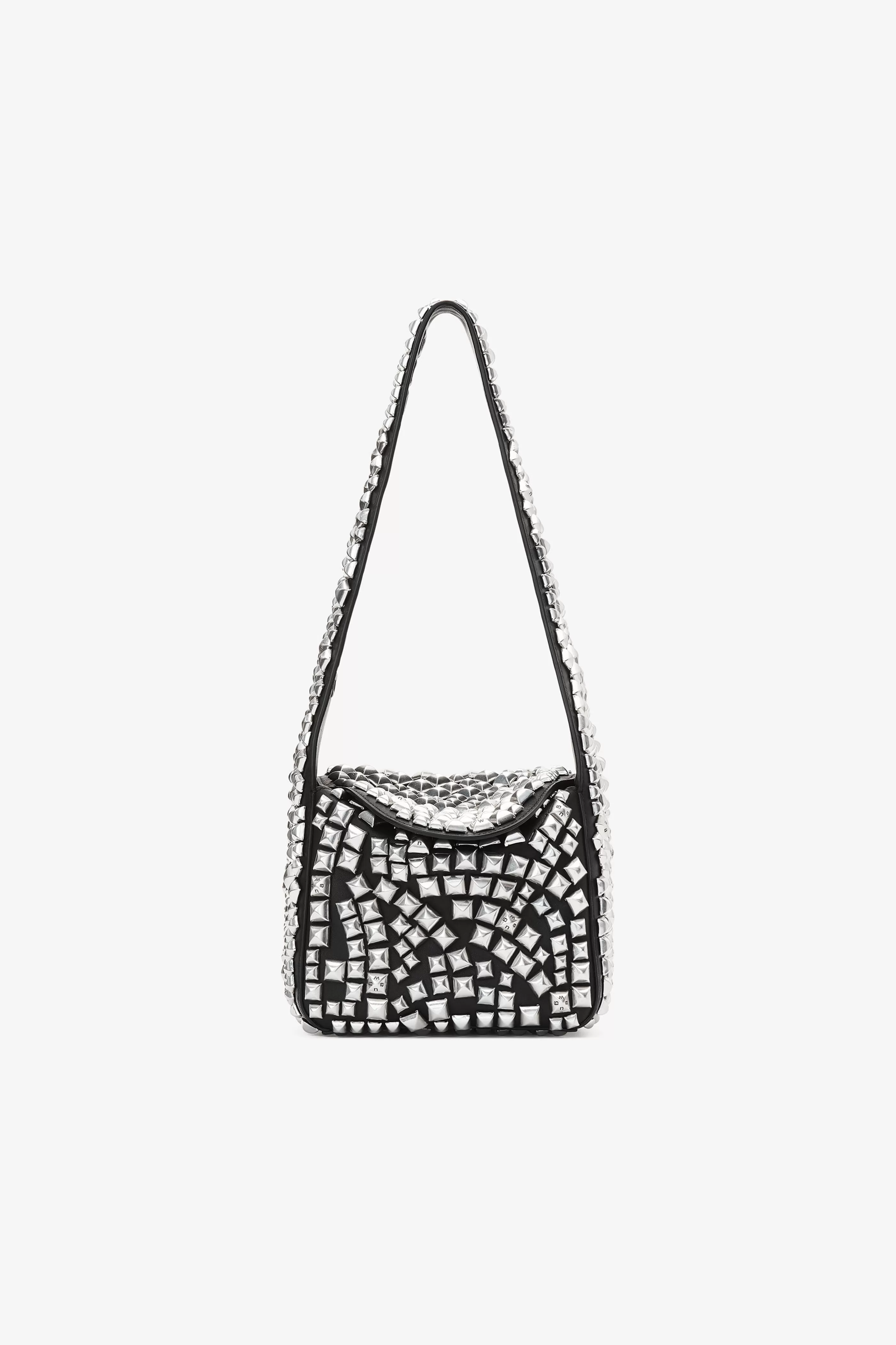 Women Alexander Wang Alexanderwang Spike Small Hobo Bag In Studded Leather