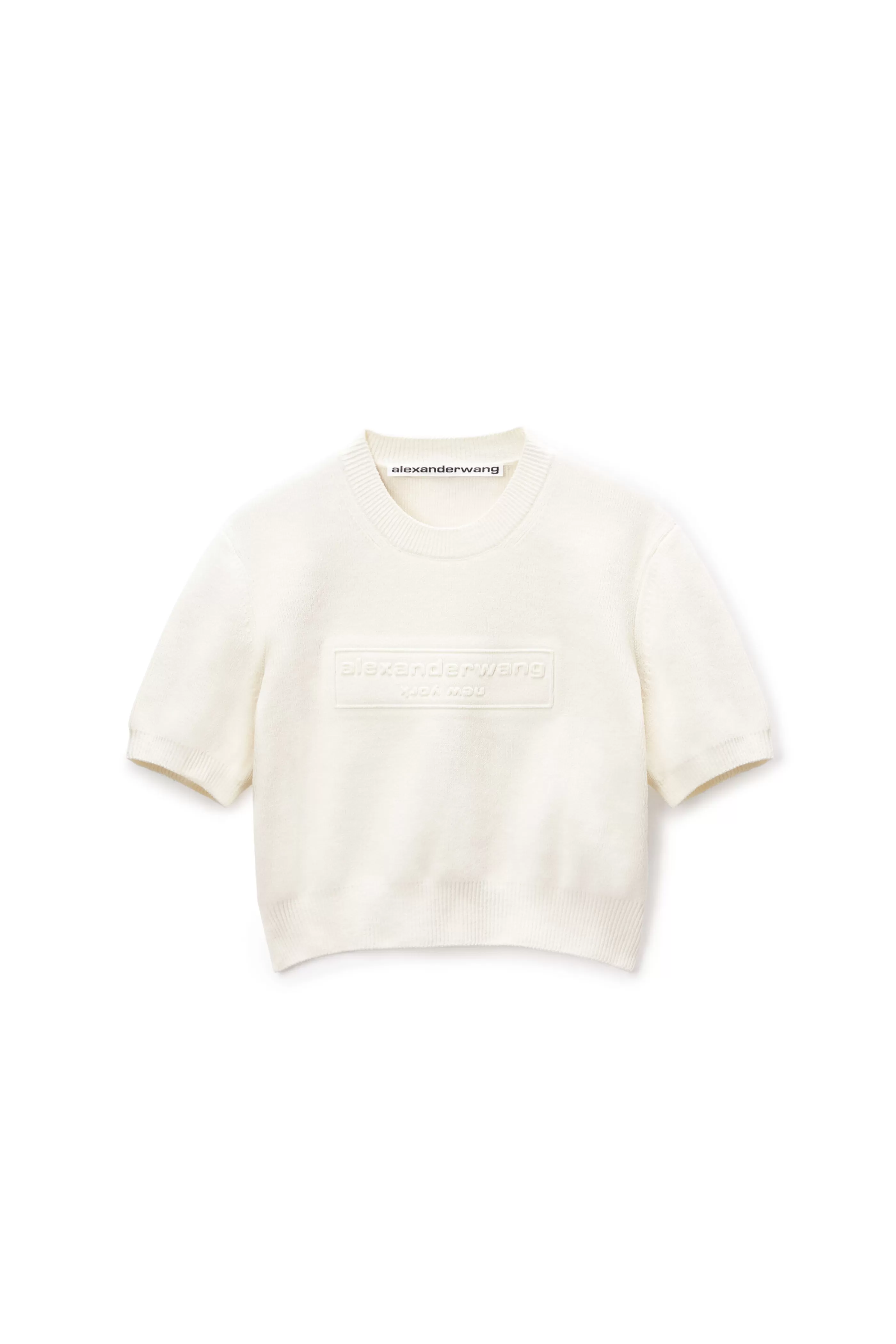 Women Alexander Wang Alexanderwang SWEATER TEE IN RIBBED CHENILLE