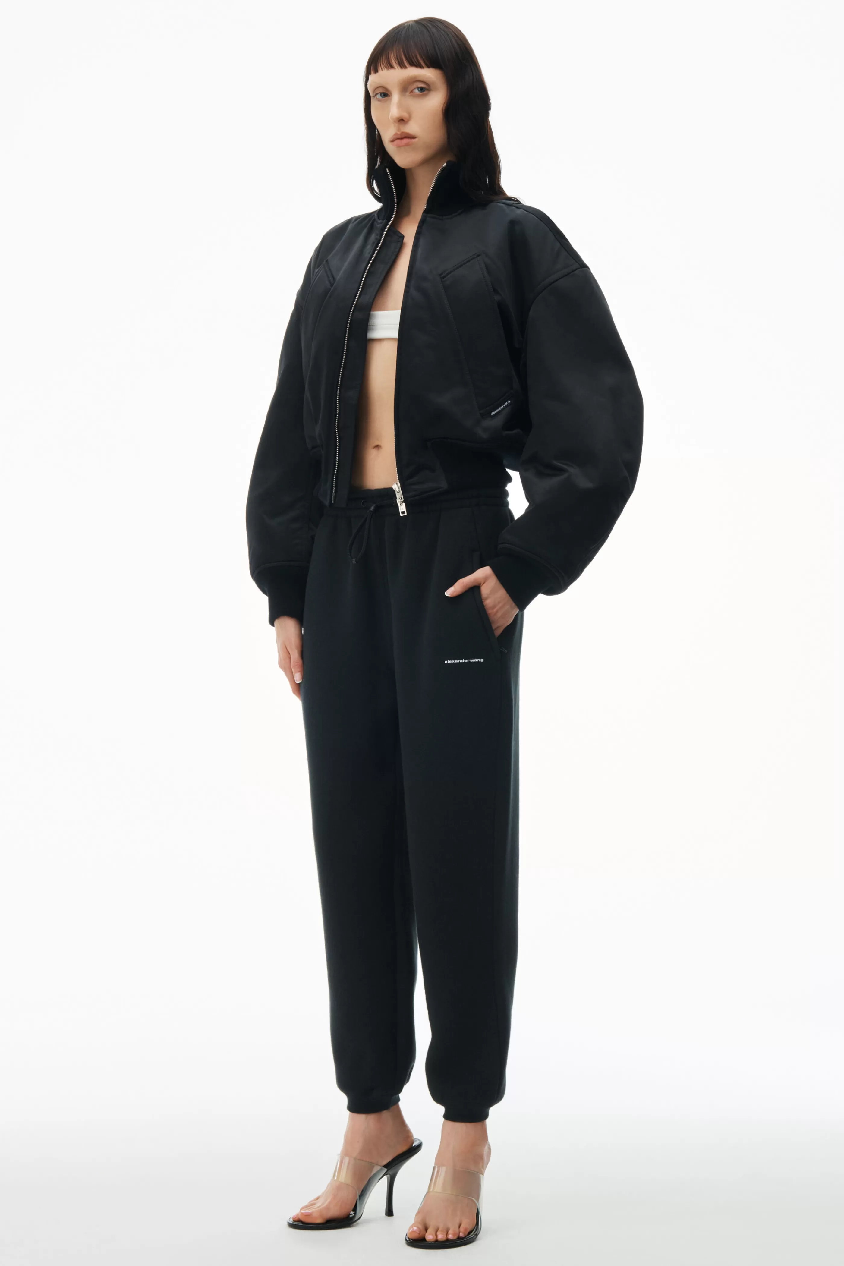 Women Alexander Wang Alexanderwang SWEATPANT IN DENSE FLEECE  