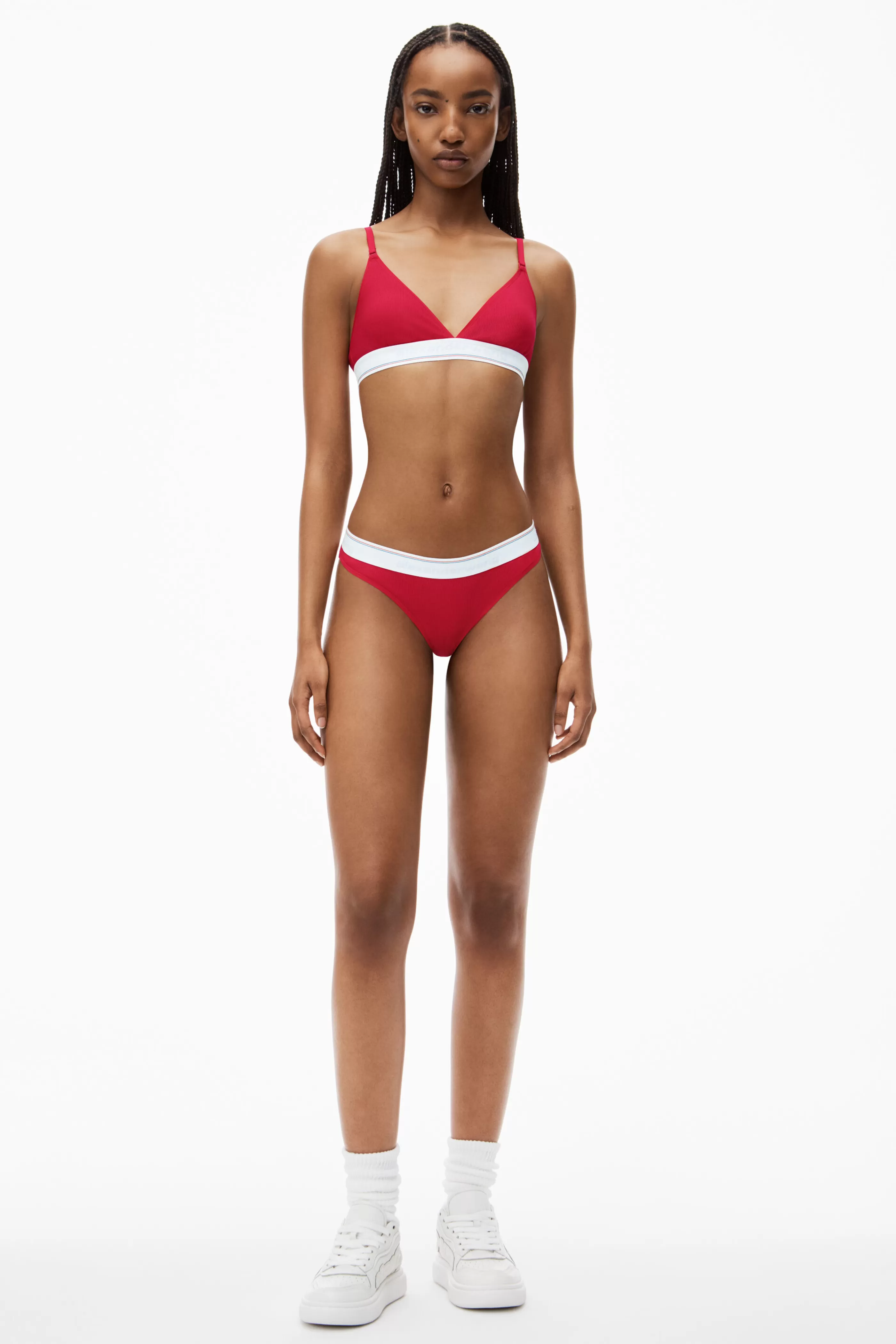 Alexander Wang Alexanderwang Thong In Ribbed Jersey