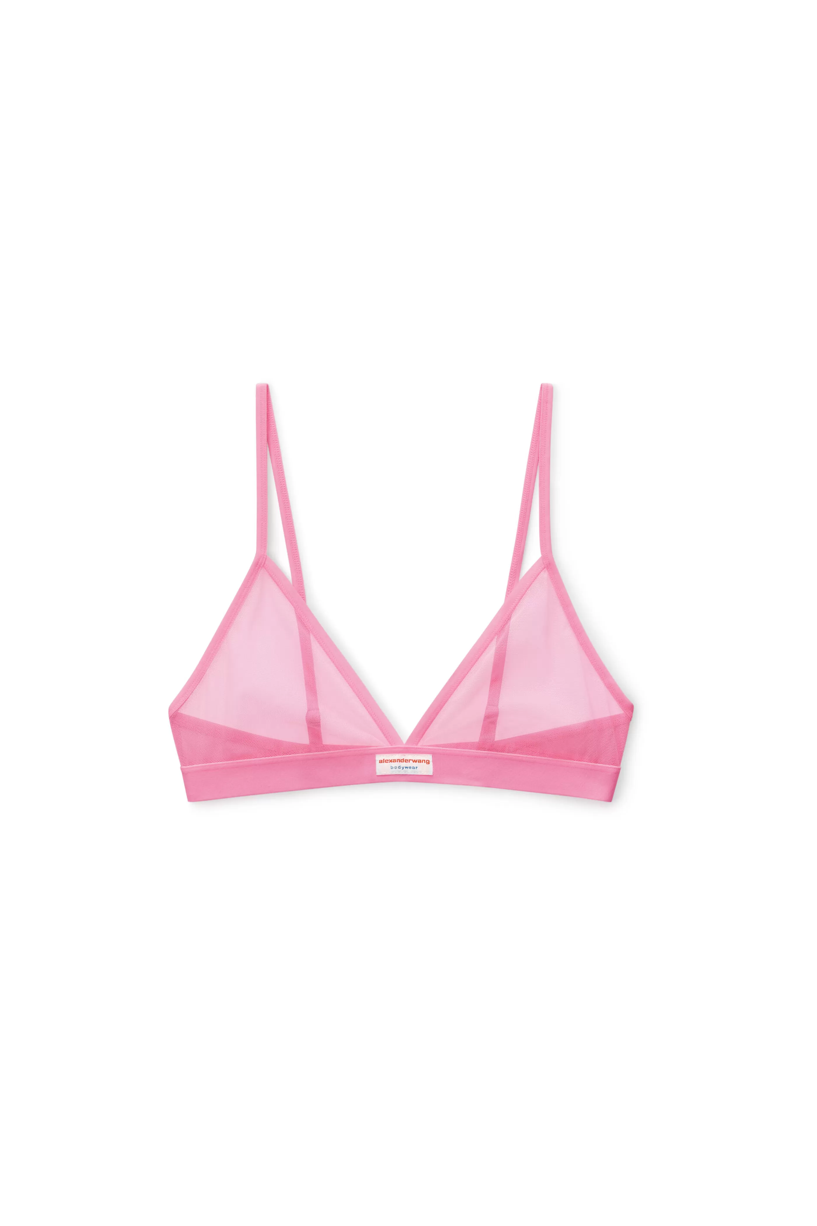 Alexander Wang Alexanderwang Triangle Bra In Fine Mesh