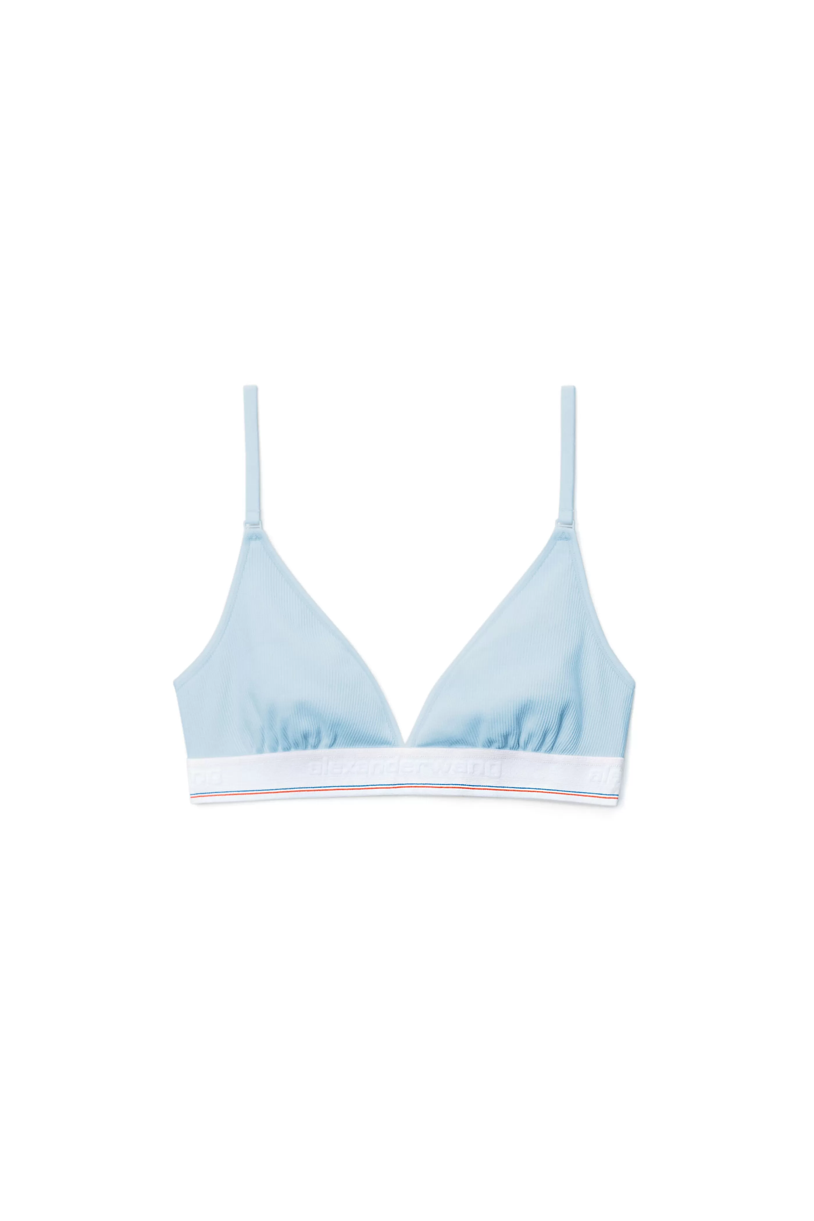 Alexander Wang Alexanderwang TRIANGLE BRA In RIBBED JERSEY