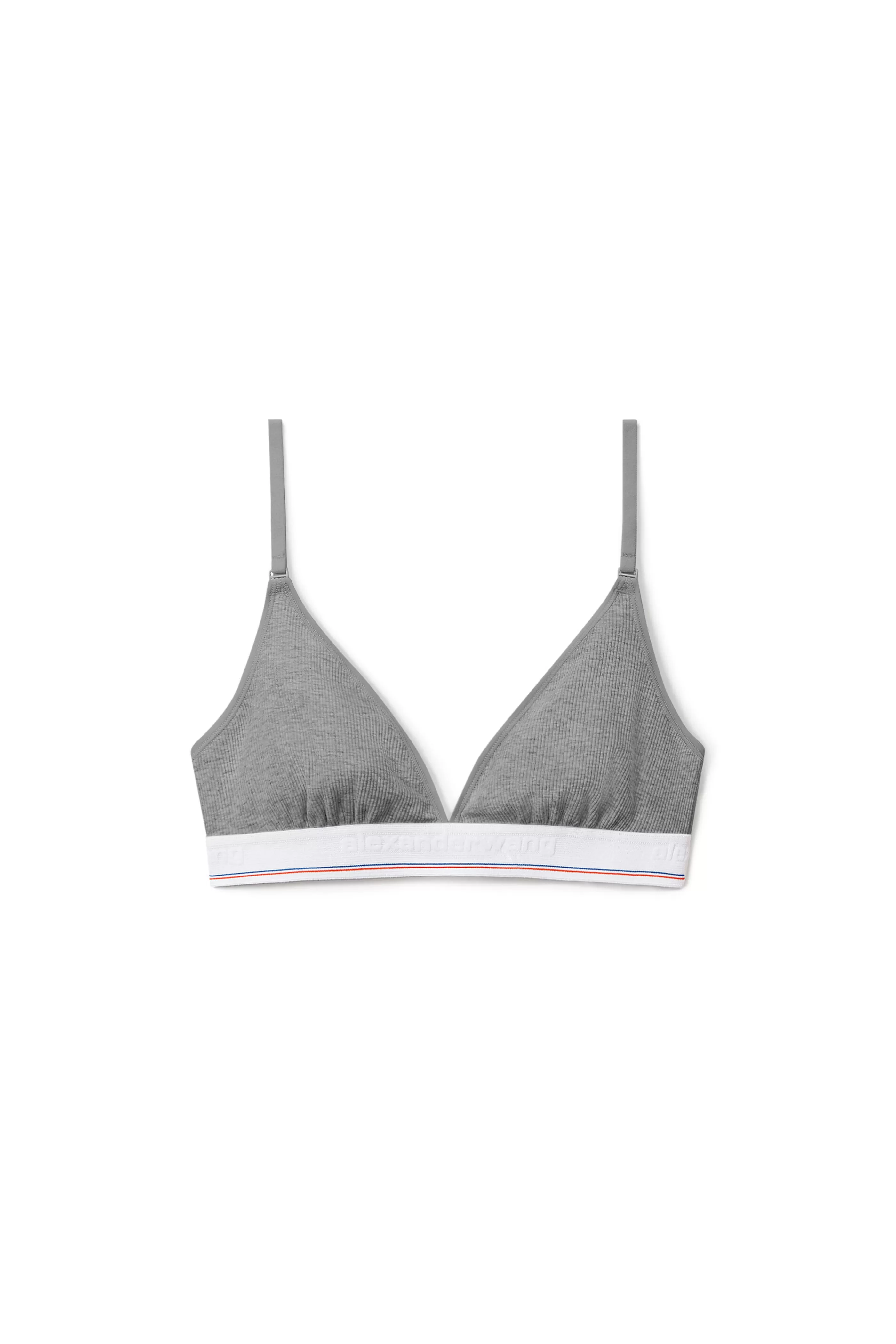 Alexander Wang Alexanderwang TRIANGLE BRA In RIBBED JERSEY