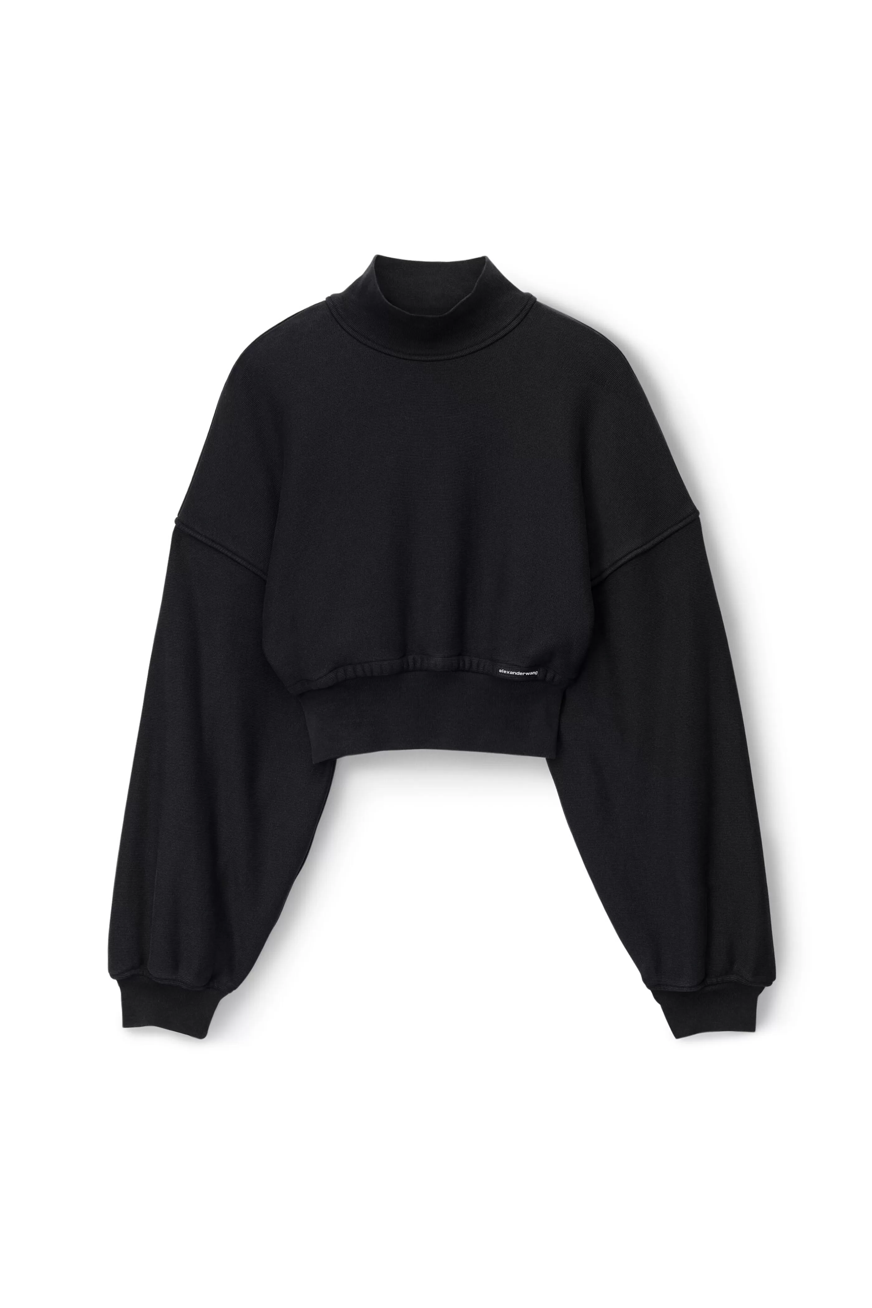 Women Alexander Wang Alexanderwang Turtleneck Sweatshirt In Classic Terry