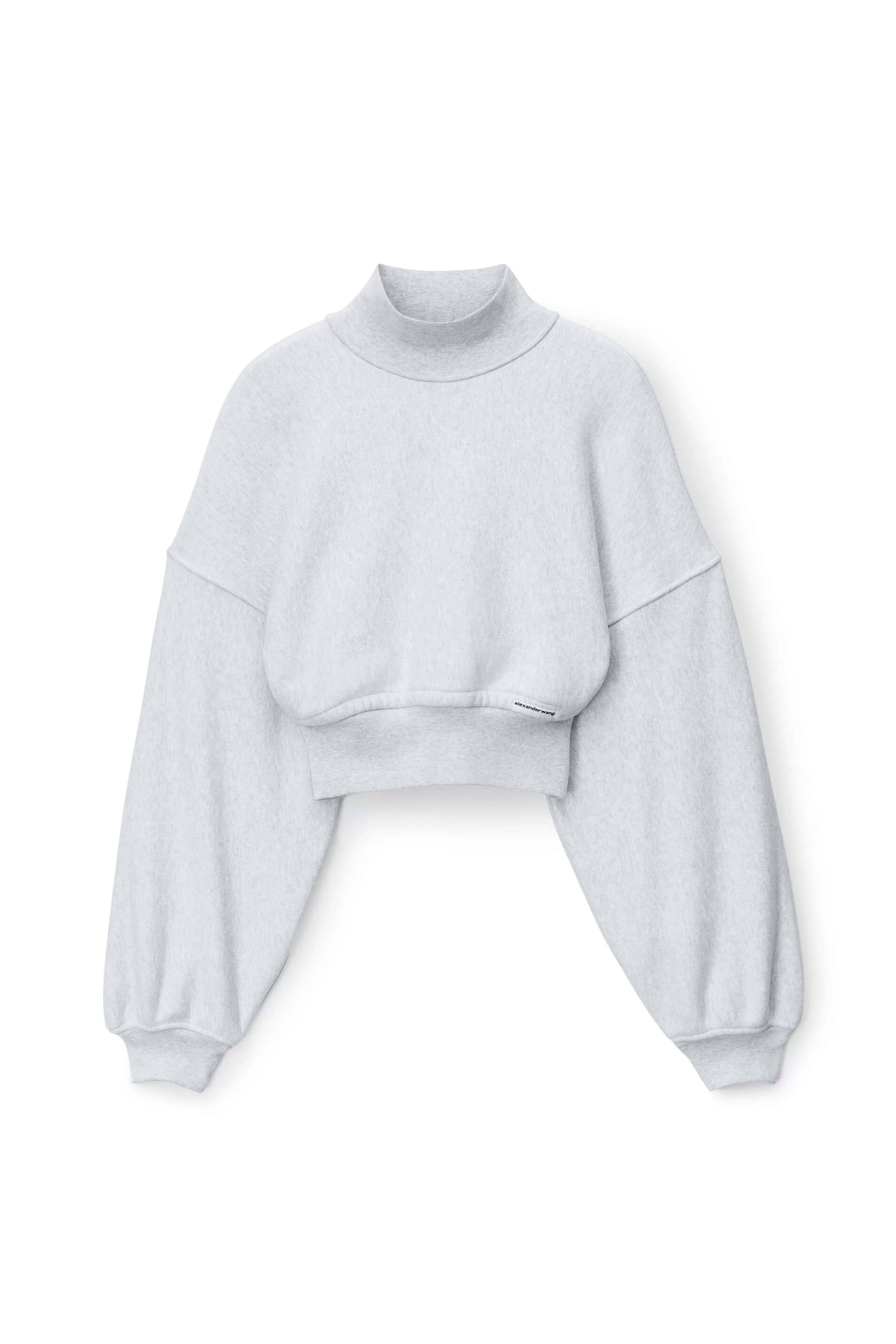 Women Alexander Wang Alexanderwang Turtleneck Sweatshirt In Classic Terry