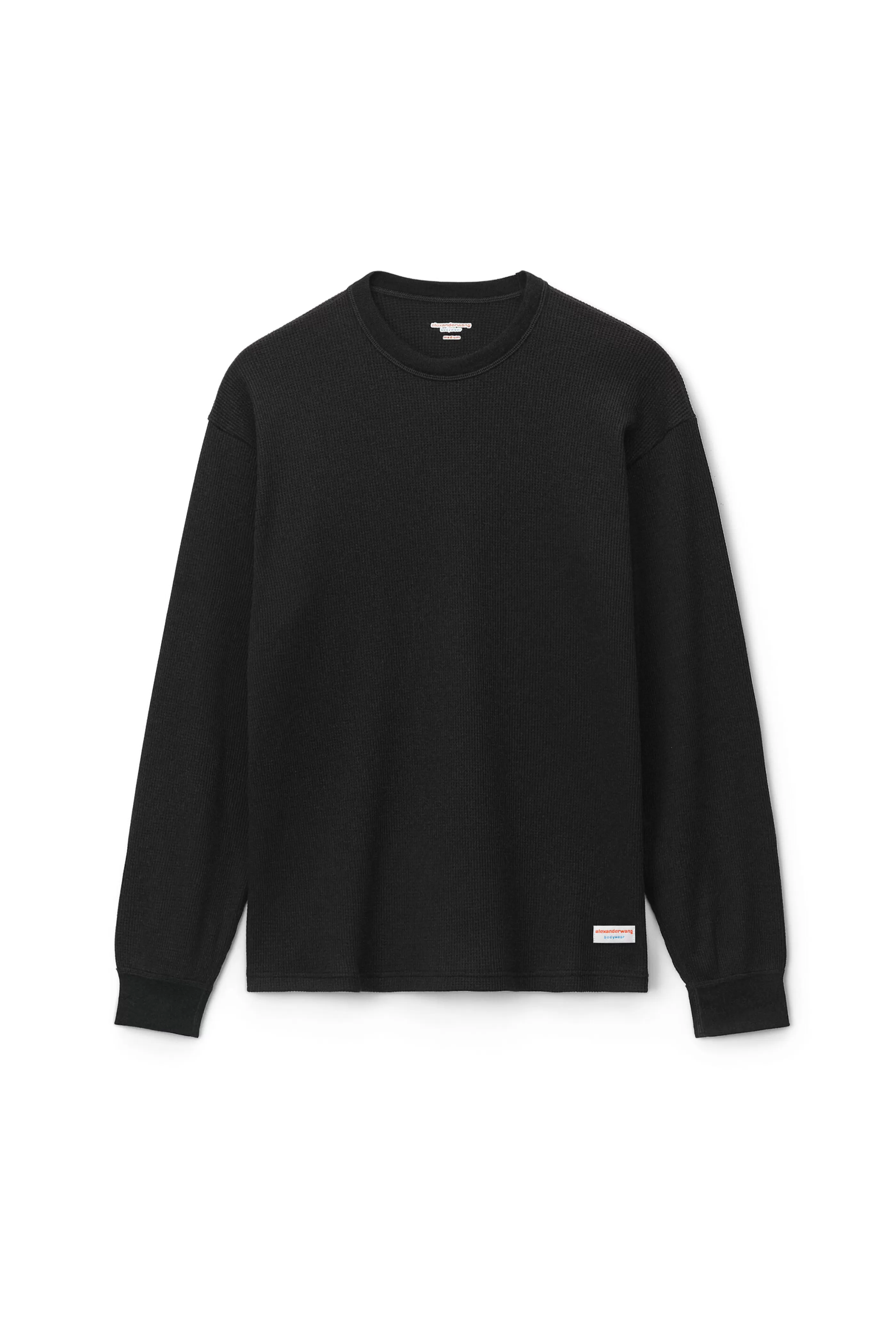 Alexander Wang Alexanderwang UNISEX LONG SLEEVE IN COTTON WAFFLE THERMAL 