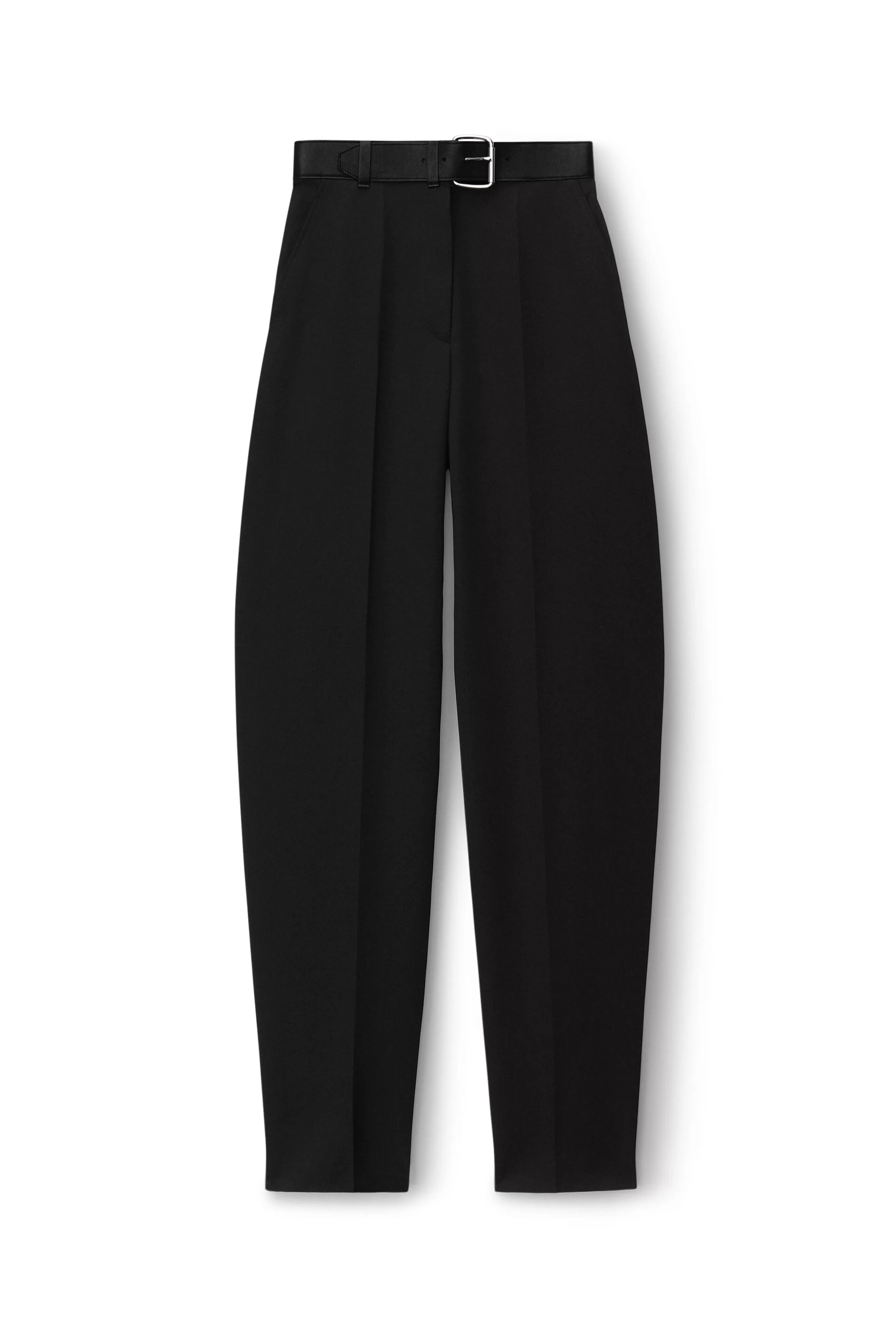 Women Alexander Wang Alexanderwang Wool Belted High Waist Belted Trouser