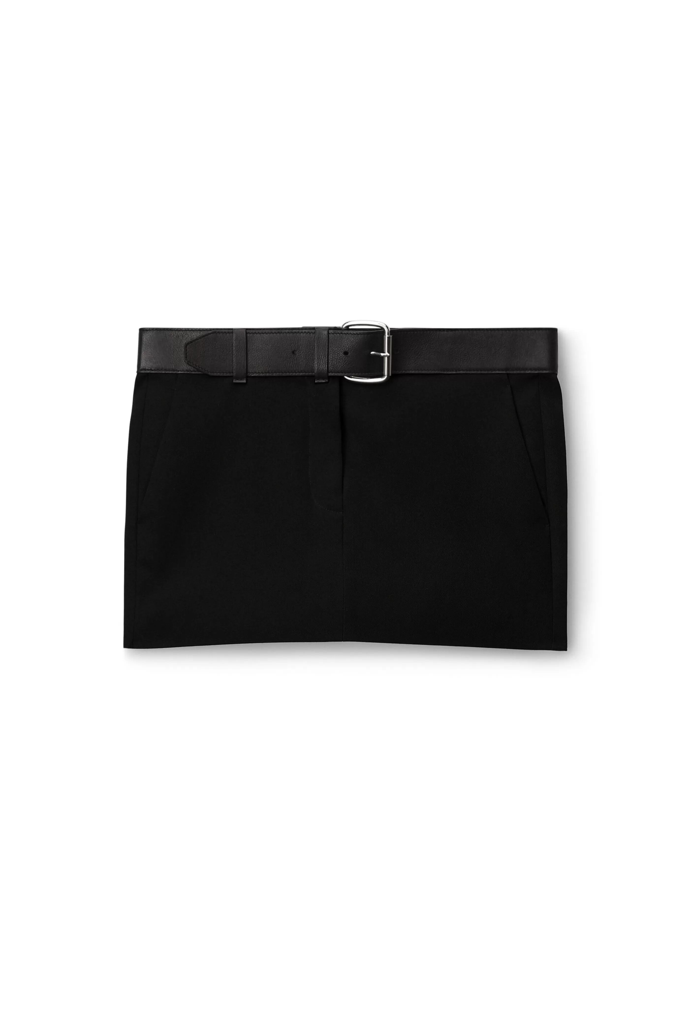 Women Alexander Wang Alexanderwang Wool Belted Mini Skirt